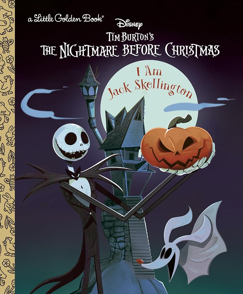 I Am Jack Skellington (Disney Tim Burton's The Nightmare Before Christmas) (Little Golden Book) cover image
