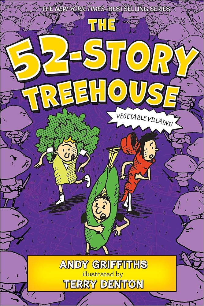 The 52-Story Treehouse: Vegetable Villains! (The Treehouse Books, 4) cover image