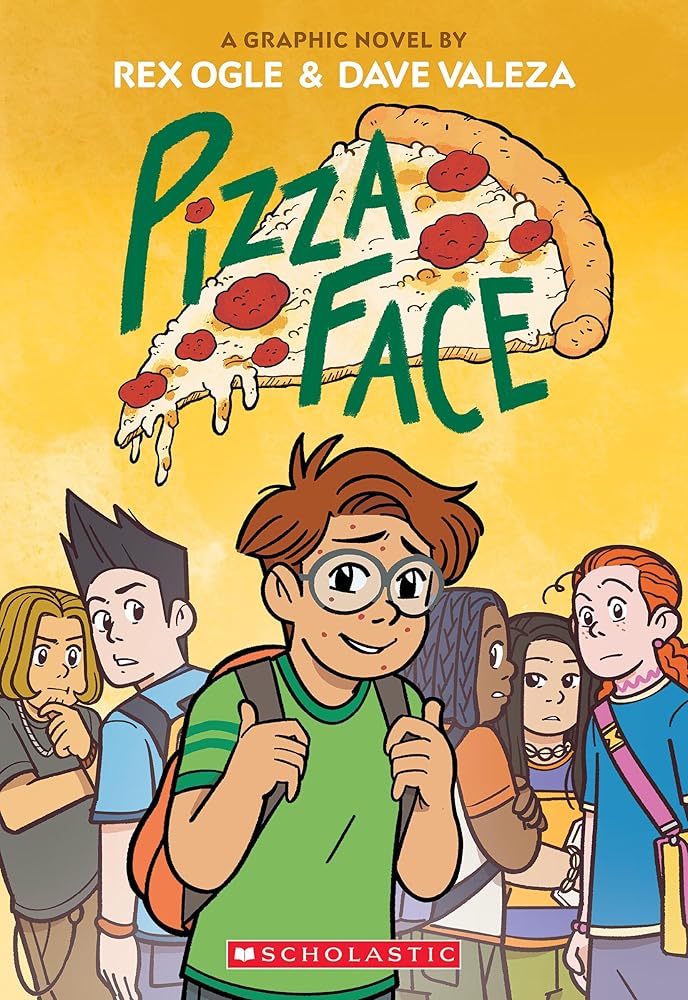 Pizza Face: A Graphic Novel (Four Eyes) cover image
