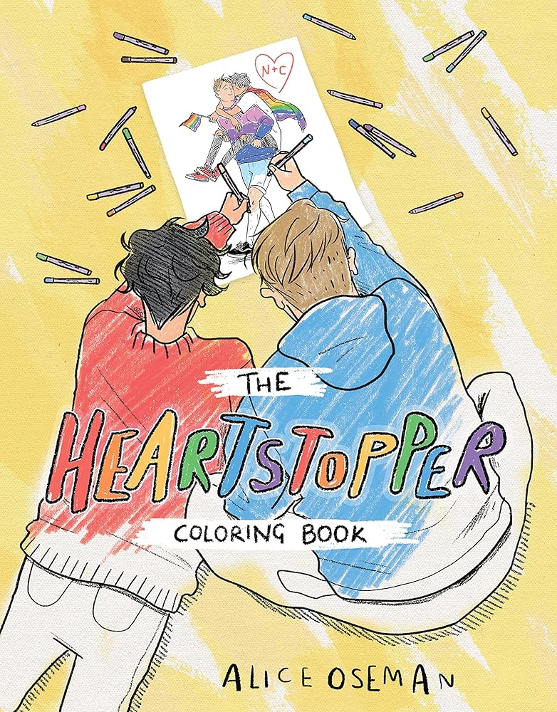 The Official Heartstopper Coloring Book cover image