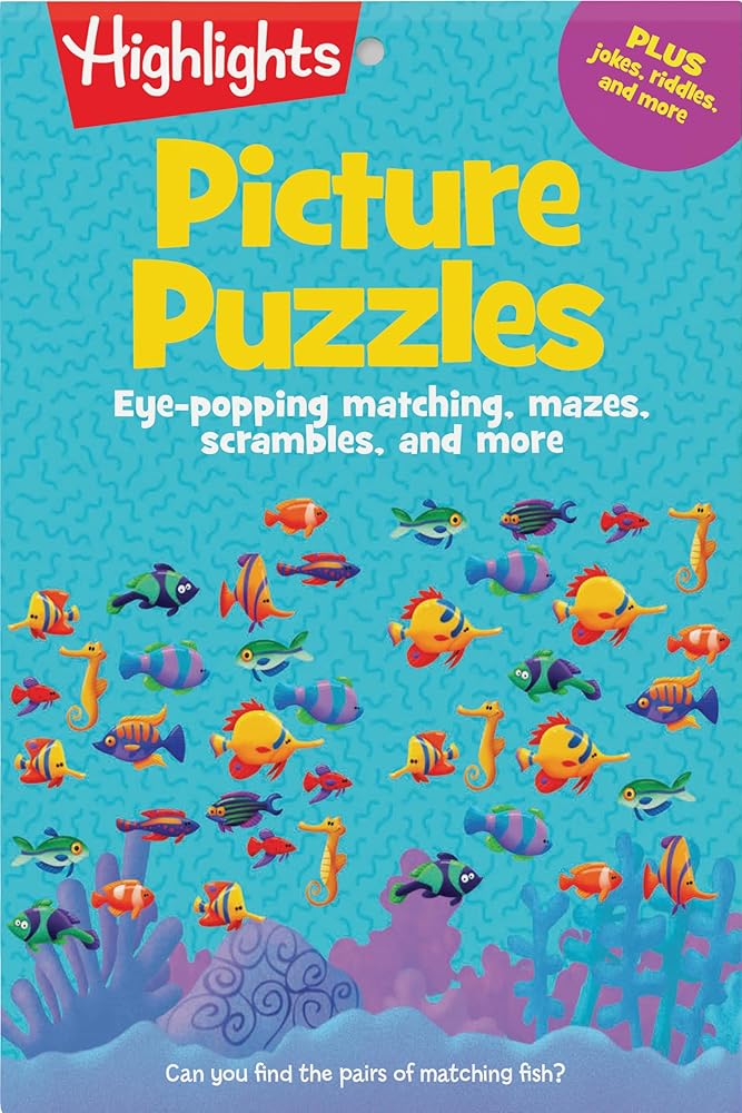 Picture Puzzles (Highlights Puzzle Pads) cover image