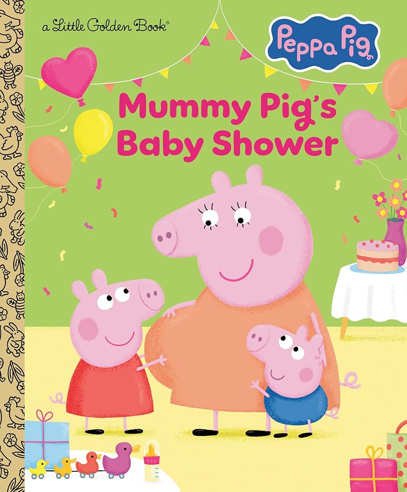 Mummy Pig's Baby Shower (Peppa Pig) (Little Golden Book) cover image