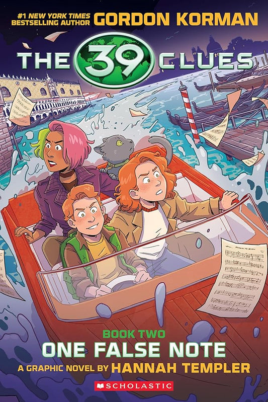 39 Clues: One False Note: A Graphic Novel (39 Clues Graphic Novel #2) (The 39 Clues) cover image