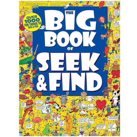 The Big Book of Seek & Find – Spooky Hidden Object Picture Puzzle Book for Kids | Seek and Find Activity Book for Boys & Girls | Boosts Focus & ... for Brain-Training (Search & Find-Big Books) cover image