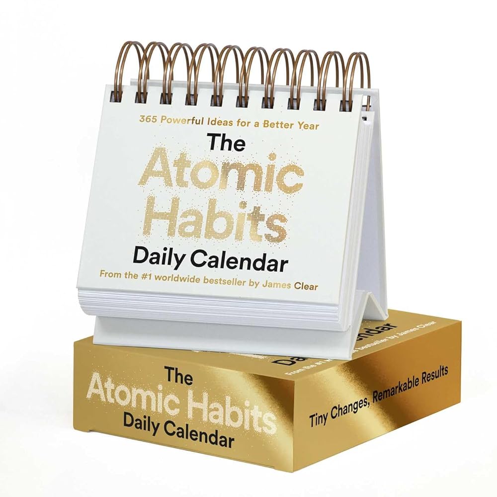The Atomic Habits Daily Calendar: 365 Powerful Ideas for a Better Year cover image